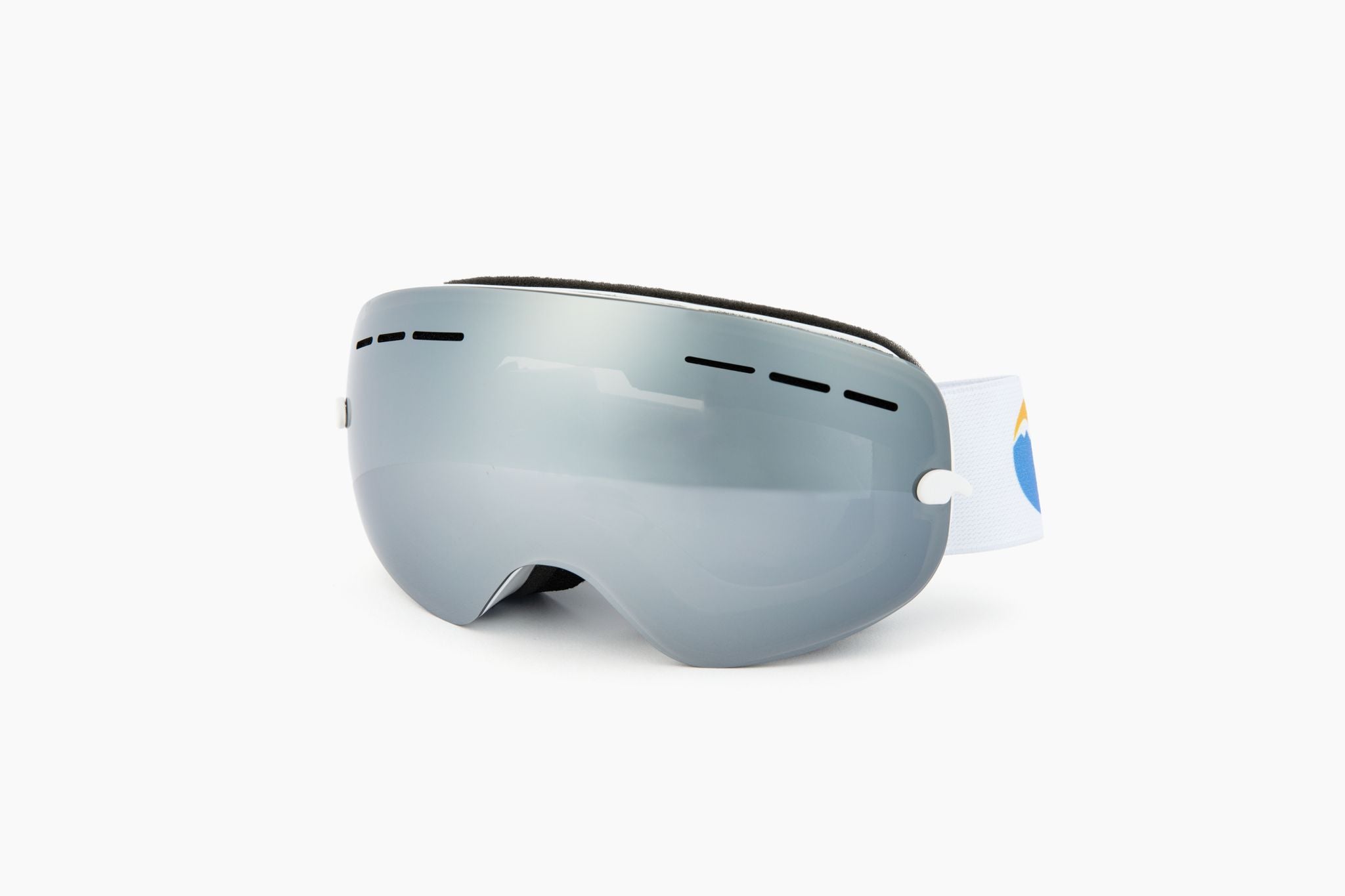 goggles white Hi Snow Kid's Goggles Classic White