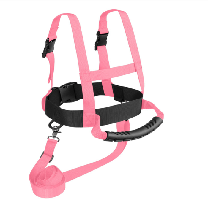 Hi Snow Ski and Snowboard Training Harness for Kids, Boys, Girls, Beginners - Black