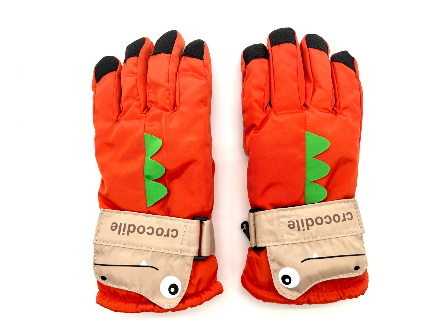 Copy of Copy of Copy of Copy of Copy of Hi Snow Winter Ski/Snowboard Gloves - Crocodile orange