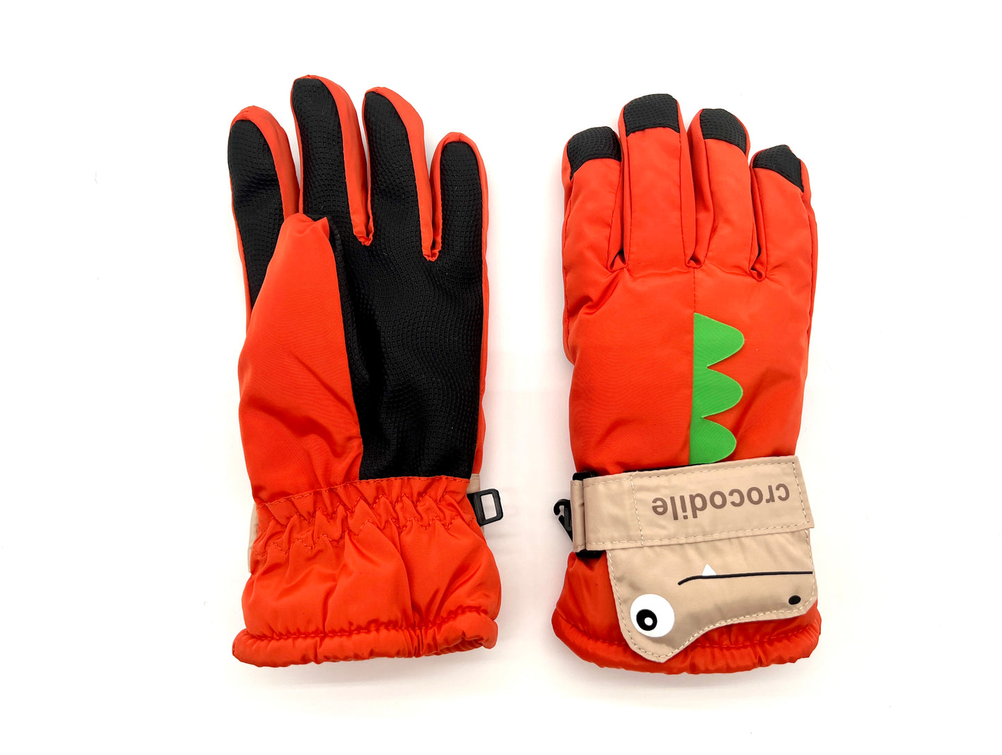 Copy of Copy of Copy of Copy of Copy of Hi Snow Winter Ski/Snowboard Gloves - Crocodile orange