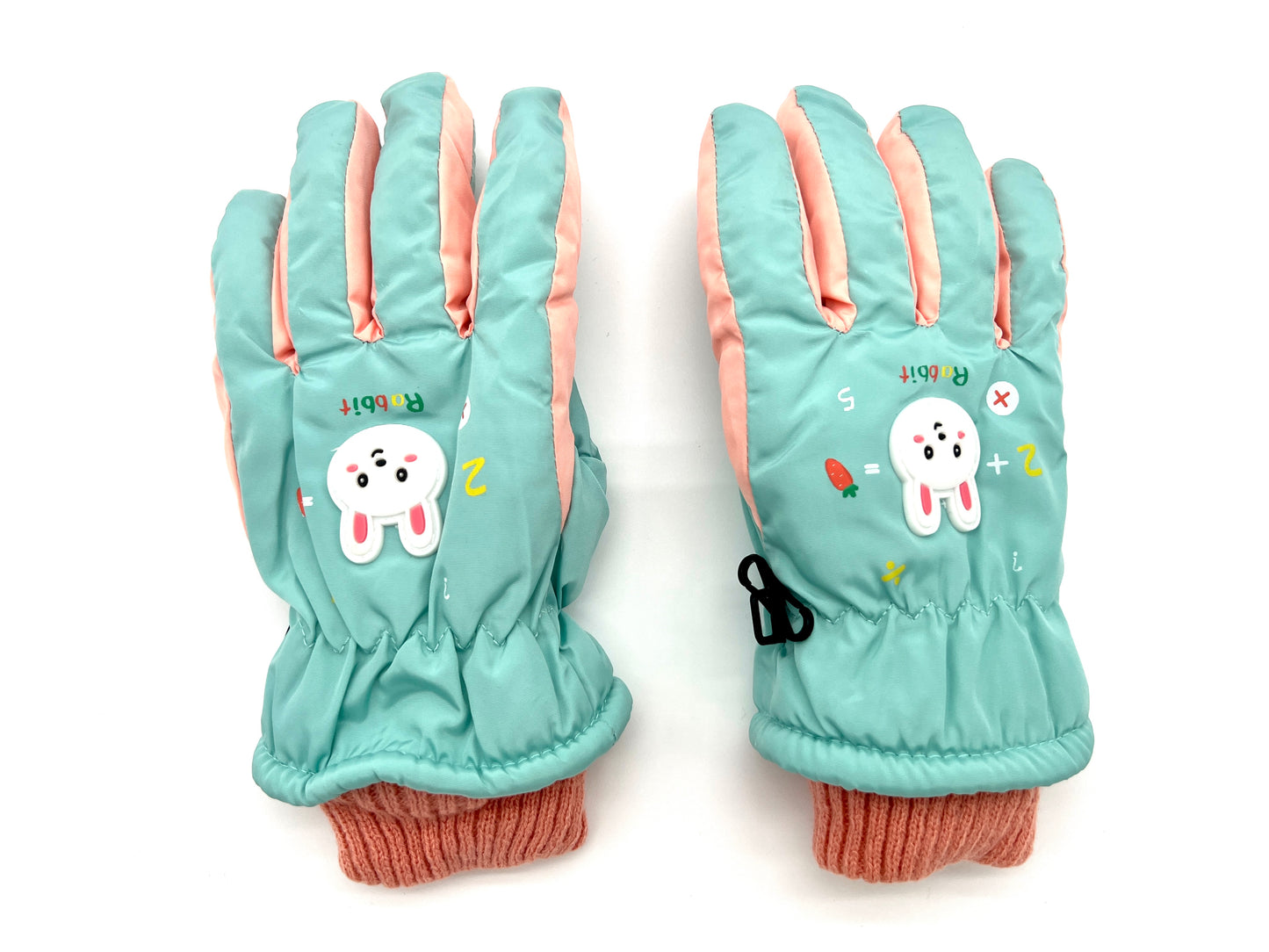 Hi Snow Winter Ski/Snowboard Gloves - Mint Bunny