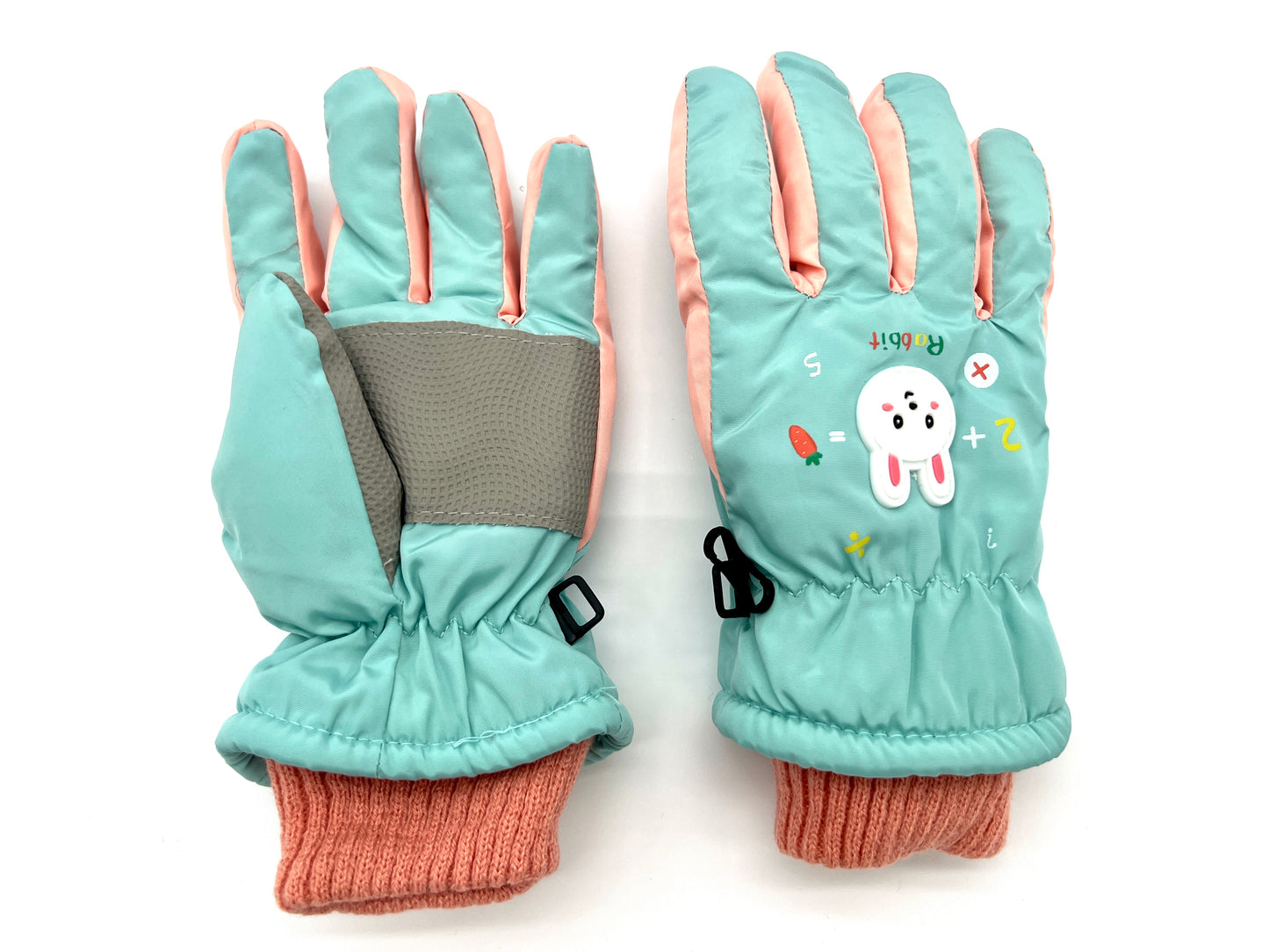 Hi Snow Winter Ski/Snowboard Gloves - Mint Bunny
