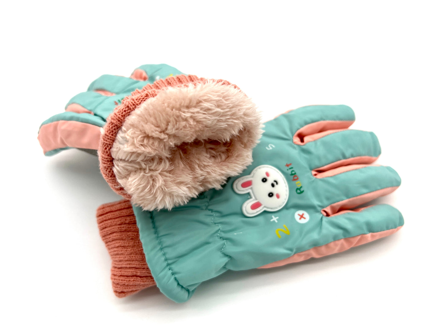 Hi Snow Winter Ski/Snowboard Gloves - Mint Bunny